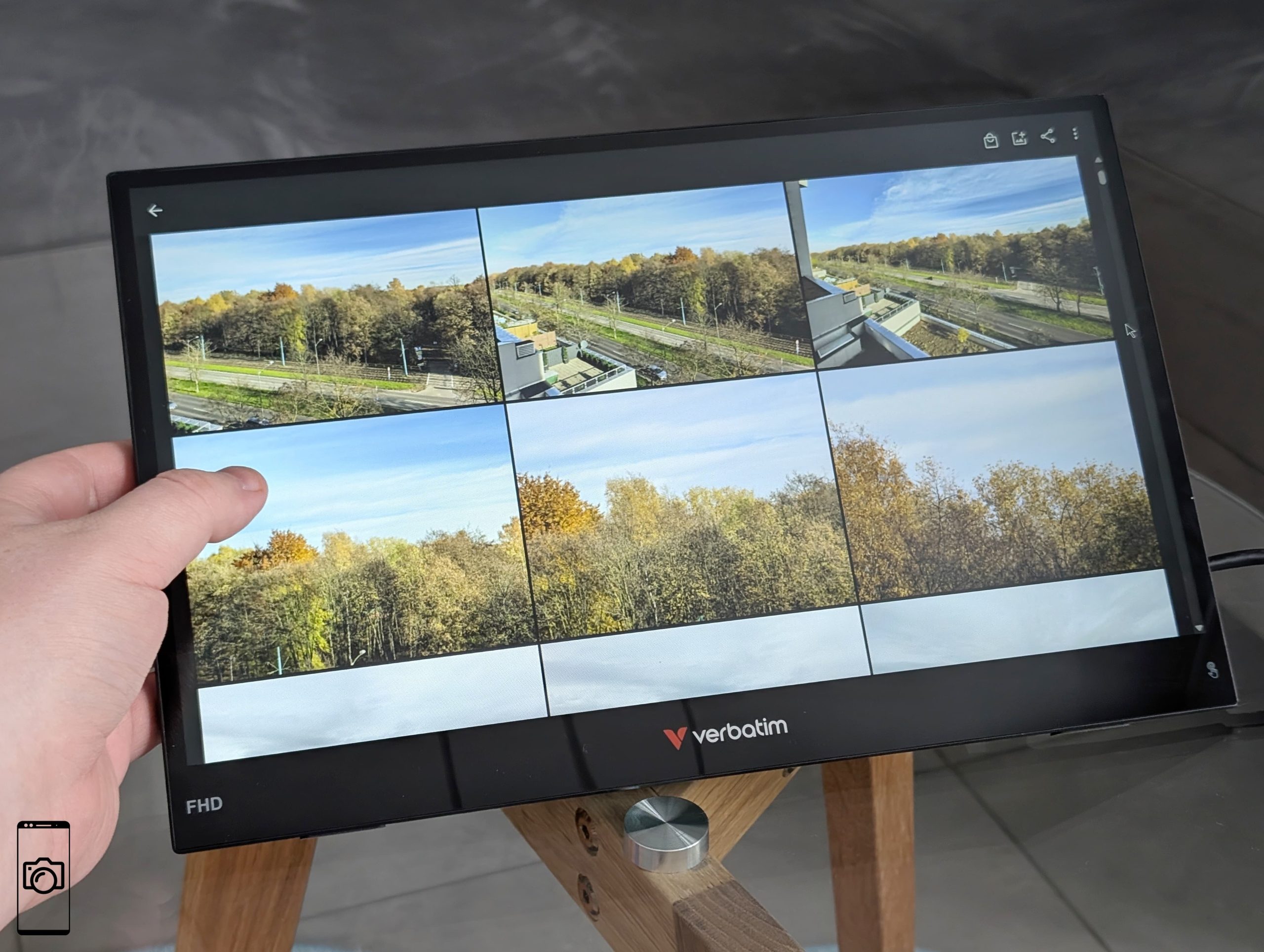 Verbatim Portable Touchscreen Monitor 15.6