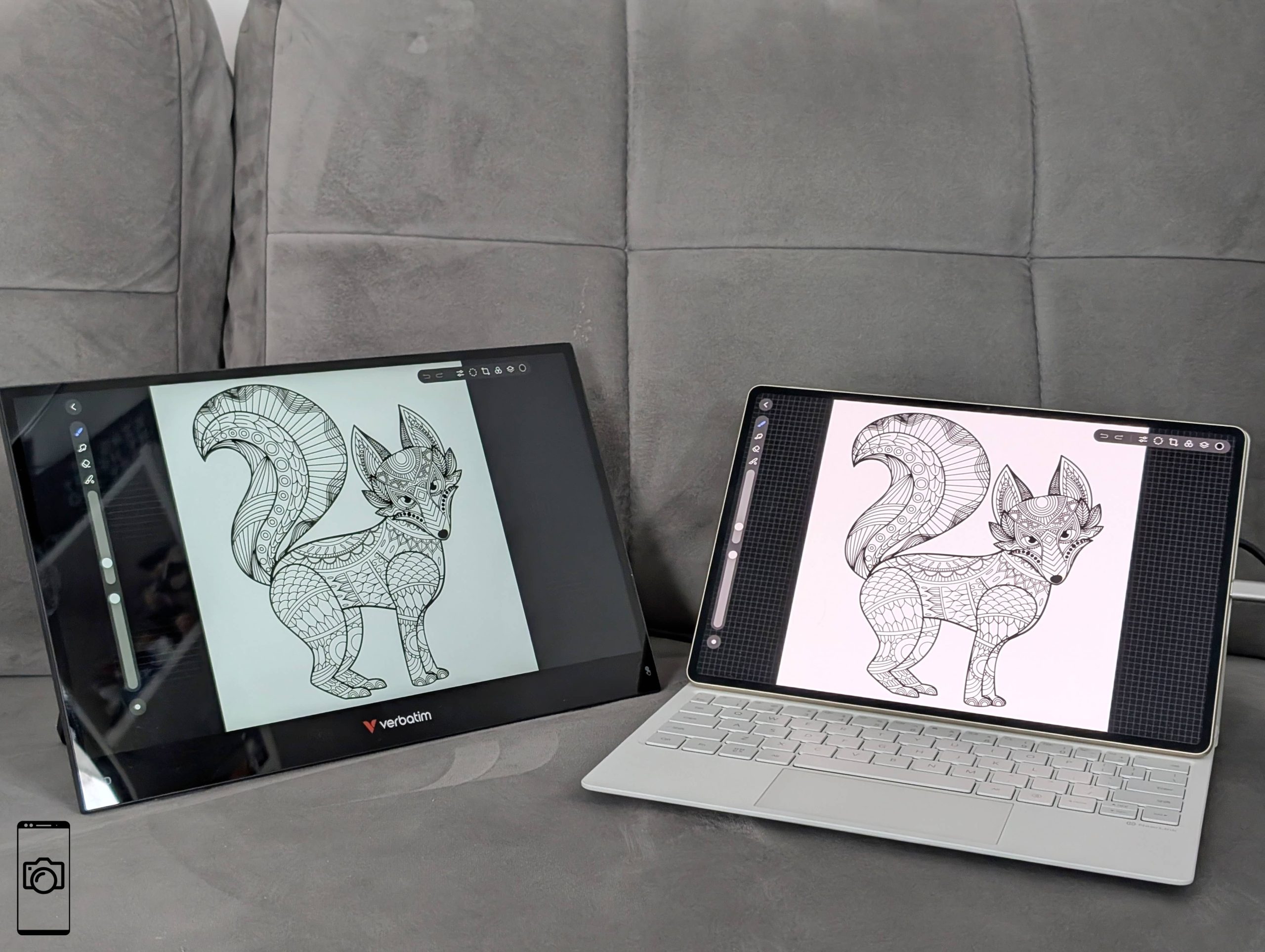 Verbatim Portable Touchscreen Monitor 15.6
